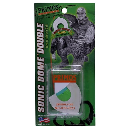 Primos Turkey Mouth Call Sonic Dome Double (Best Coyote Mouth Call)