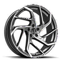 LUXXX LE Alloy Rims LUXLE15 22X9 5X112  27 66.6 Matte Gunmetal w Machined Face