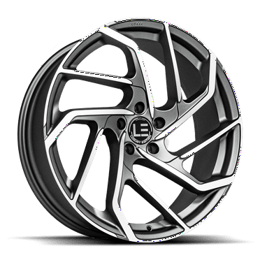 LUXXX LE Alloy Rims LUXLE15 22X9 5X112  27 66.6 Matte Gunmetal w Machined Face