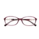 thumbnail image 1 of Women Blue Light Blocking Reading Glasses Simple Elegant Reading Glasses with Case(+200 ), 1 of 5