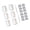 White-2 Set, variant on Door Spring Hinges Black 4 Set, For Screen Doors Light Weight Utility