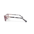 thumbnail image 6 of True Religion Women's T024 Rectangular Prescription Eyeglasses with Case, Crystal Pink, 6 of 6