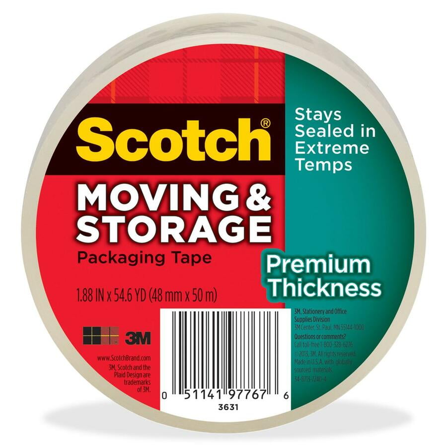 Scotch Premium Thickness Moving & Storage Packaging Tape