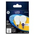thumbnail image 1 of GE Relax HD LED Light Bulbs, 60-Watt Replacement, 2-Pack, Frosted White, A15 Ceiling Fan Light Bulbs, Dimmable, Medium Base, 1 of 3