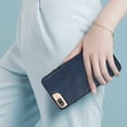 thumbnail image 7 of Allytech Wallet Case for iPhone 7 / 8 / SE 2022 & 2020 - 2 Card Holder - Military Grade Drop Protection - Ultra Slim & Protective - Premium PU Leather Shockproof Phone Case for Women & Men - Blue, 7 of 7