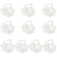 thumbnail image 1 of EeaseCA 10pcs Simulation Shopping Baskets Plastic Basket Toys Mini Candy Baskets, 1 of 8