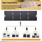 SAGEPEAK 300W Foldable Solar Panel, Portable Solar Charger Upgraded One-Piece with Adjustable Stand, IP65 Waterproof for Home, RV, Camping, Off Grid Power Station