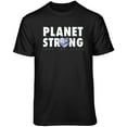 thumbnail image 3 of Teelocity Planet Strong Graphic T-Shirt (Medium - Standard Fit, Black), 3 of 4