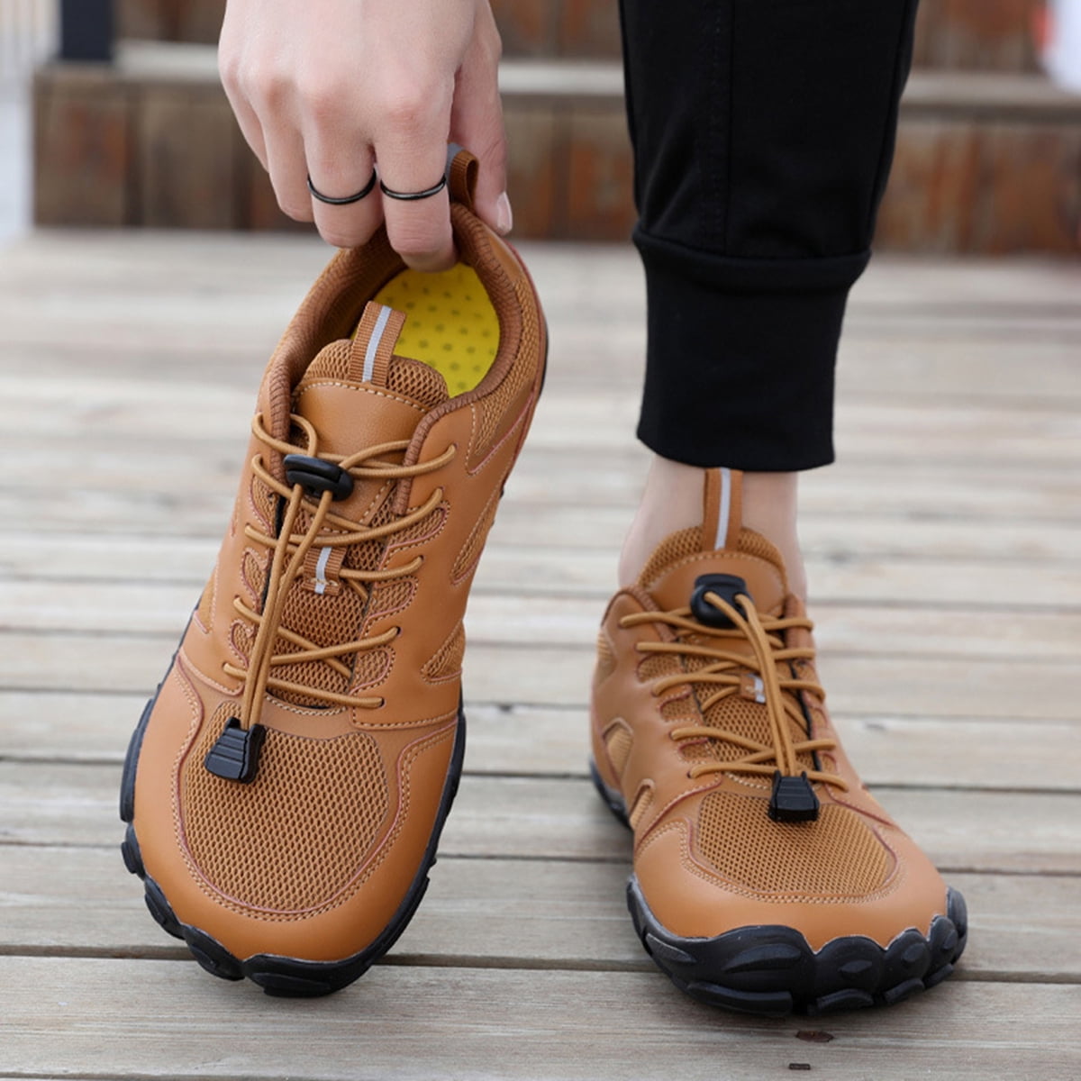 AUXDIQ Hiking Shoes Mens Mountain Trekking Shoes Women Breathable Walking Shoes Climbing Shoes Sports Shoes Outdoor Hiking Boots