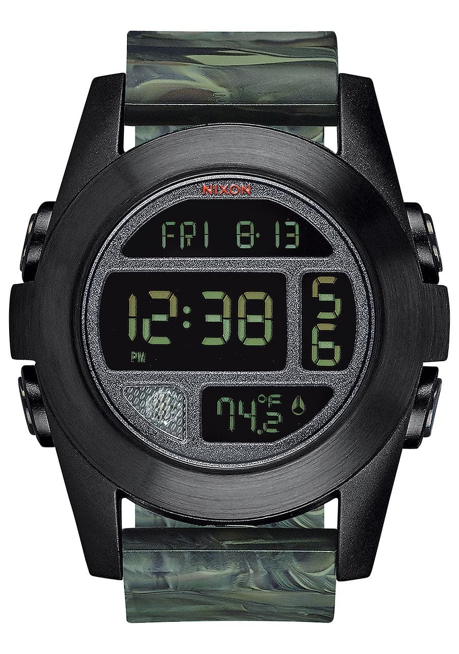 Nixon Men's Unit Quartz Digital Camo Watch A3651727