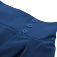 thumbnail image 2 of Vedolay Maxi Skirt Women's Midi Skirt Elastic High Waist Lace Tulle Skirt Pleated Skirt,Blue XXL, 2 of 5