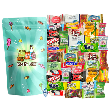  Mashi Box Asian Candy Variety Bag (40 Pieces)