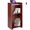 Red, variant on VEVOR Podium Stand, 41-Inch Wooden Lectern, Laptop Desk with Wide Reading Surface and Storage Shelf, Edge Stopper, Elegant Design, Flool-Standing, for Classroom, Conference, Church, and Presentation