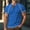 Blue, variant on ITSAME Men's Henley T-Shirt, Short Sleeve Trendy Button Crew Neck Classic Fit Summer Casual Tee White M