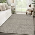 thumbnail image 4 of HomeRoots 544140 5 x 8 ft. Wool Hand Woven Rectangle Area Rug, White, 4 of 9