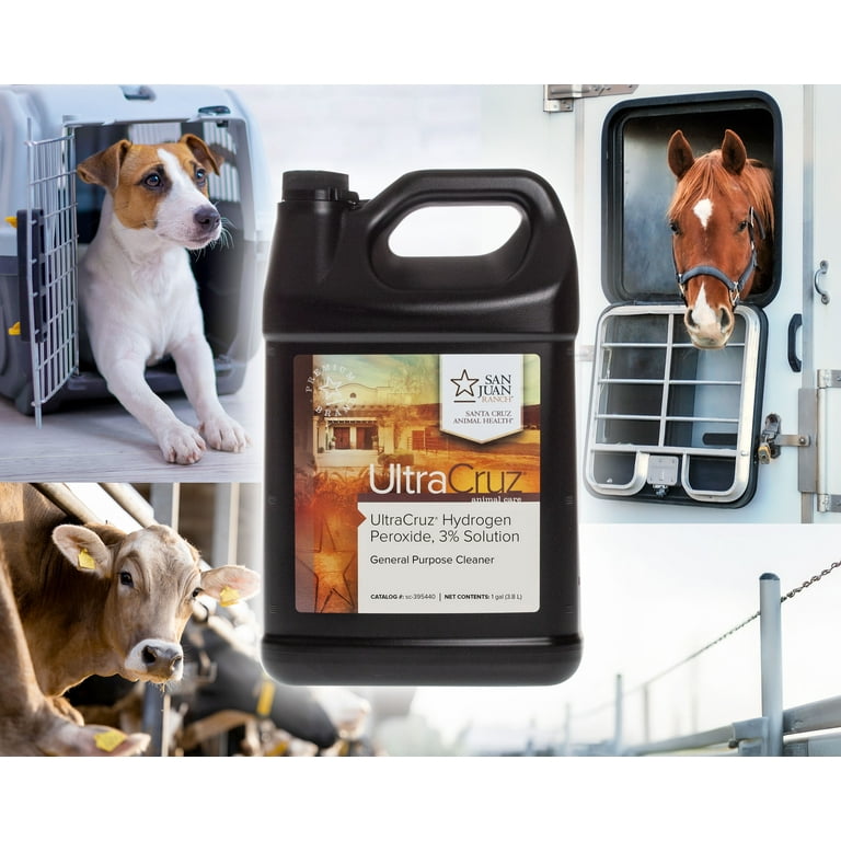 UltraCruz® Hydrogen Peroxide, 3%, 4 x 1 gal for Surface Cleaning