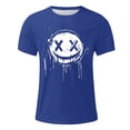thumbnail image 4 of Blusas y camisas de manga corta y cuello redondo para hombre. Blusas/camisetas de manga corta con cuello redondo y estampado de Halloween para hombre. Blusa para hombre., 4 of 5
