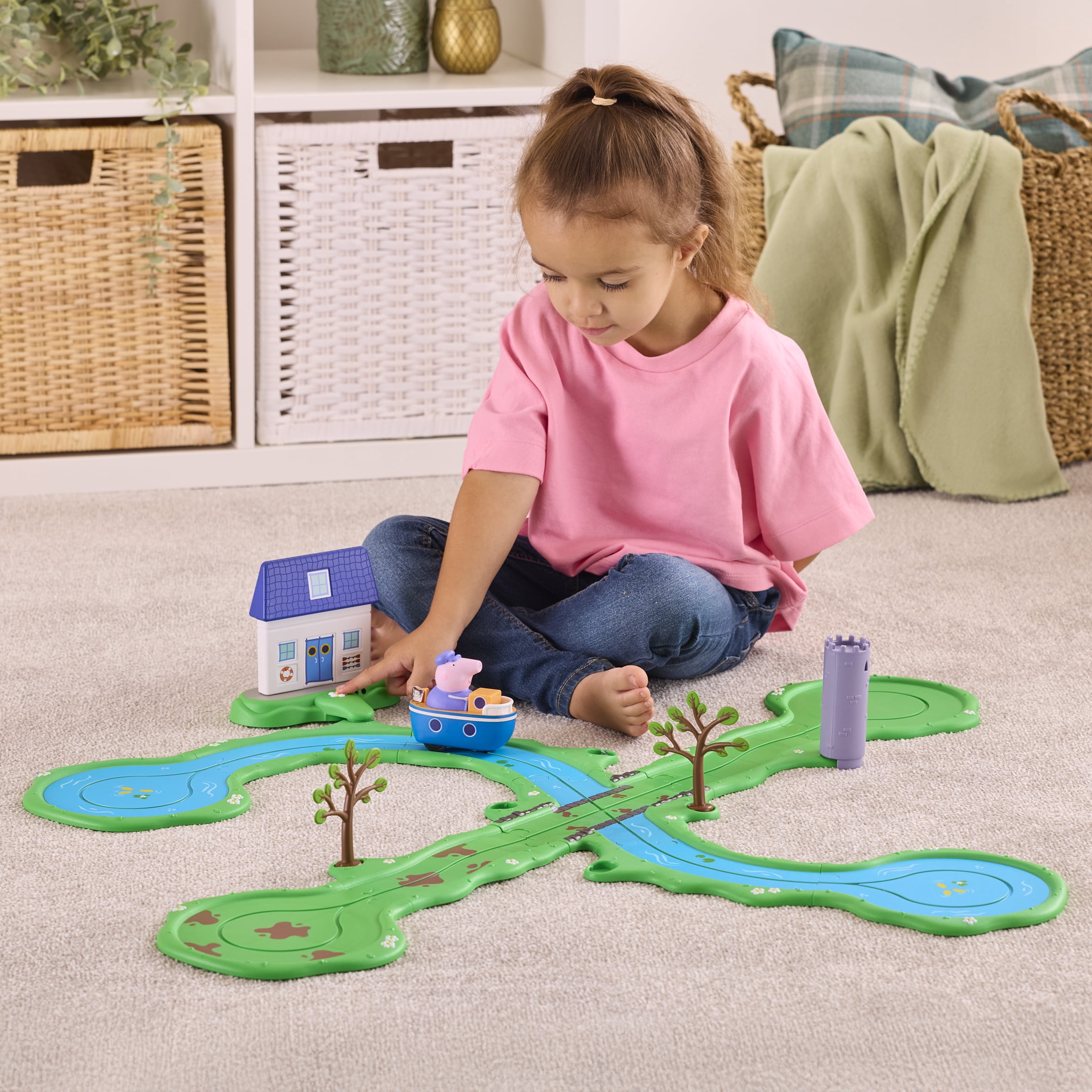 Peppa Pig Whizz-Around Bobbing Along Boat Set