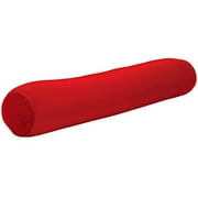 Living Health Products LRGMBR-Red-03 Microbead Body Pillow Red - Mooshi Squishy Soft Cover