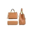 thumbnail image 5 of Saffiano Faux Leather Chain Strap Satchel, 5 of 5