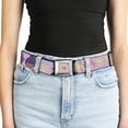 thumbnail image 5 of Polly Pocket Belt, Seatbelt Buckle Belt, Polly Pocket Ten Doll Face Expressions Pink, 30 to 44 Inches, 5 of 9
