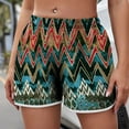 thumbnail image 2 of Viikei 2025 Summer Shorts for Women Plus Size Clearance Women's Lightweight Shorts Casual Print Short Pants Elastic Waist Drawstring Comfy Shorts, 2 of 6