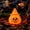B, variant on Japceit Witch Hat Pumpkin Night Lamp, Glowing Halloween Table Ornament, Led Spooky Desk Light For Indoor Porch Party,Creepy Ambiance