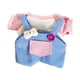 thumbnail image 3 of Ropa de muñeca de peluche de 20 cm, ropa de animales de peluche, ropa suave mono de conejito, 3 of 8