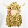 thumbnail image 3 of CafePress - Happy Highland Cow Jumper Hoody - Pullover Hoodie, Hooded Sweatshirt, 3 of 4