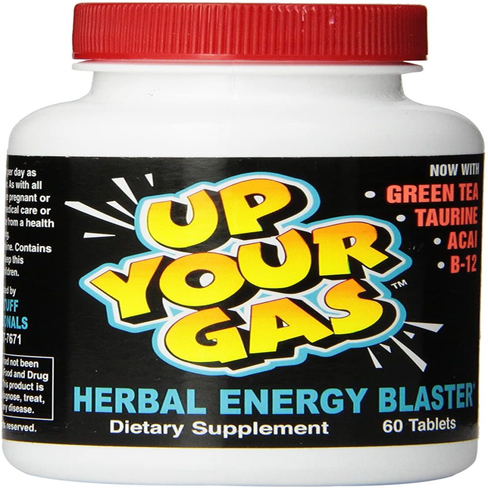 "UP Your Gas Herbal Energy Blaster Tablets, 60 Count"