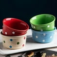 thumbnail image 5 of Ramekins 8 Oz Oven Safe, Creme Brulee Ramekins, Souffle Cups, Souffle Dishes For Oven-blue-Set of 6, 5 of 7