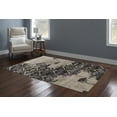thumbnail image 2 of Jewel Clara Beige Navy Area Rug 5x7.6 Powerloomed 100% Polypropylene, 2 of 6