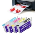 thumbnail image 1 of 4 Color Ink    Four Pack Color Combo Replacement with Permanent Chip Includes 1  Each of Inkjetprinterink, 1 of 8