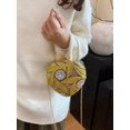 thumbnail image 3 of Women’s Gold Heart Shaped Clutch Purse, Embroidered Sequin Evening Handbag with Chain Strap, 3 of 11
