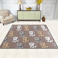 thumbnail image 3 of SKYSONIC Lightweight Soft Area Rugs Cute Puppies Pattern Floor Mat for Kids Playing Room Hardwood Floor Living Room 63x48 inch Nursery Rugs, 3 of 6