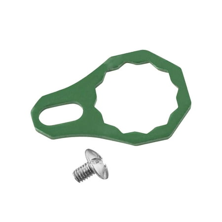 Fishing Reels Locking Plate Fishing Reel Left Right Handle Knob Locking Plate Parts Aluminum Alloy DIY for Drum Reels Green