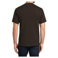 thumbnail image 2 of Mafoose Mens Cotton Essential T-Shirts Dark Chocolate Brown 5XL, 2 of 6