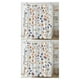 thumbnail image 1 of Billuyoard Juegos de cortinas de ducha impermeables azules con flores de color agua Fuerte efecto drapeado Beige YL456-4 a prueba de moho 180cm * YL456-4 180 cm * 180 cm 2Conjunto, 1 of 6