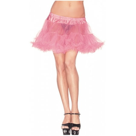 Medium Length 2 Layer Petticoat Adult Costume Accessory Pink
