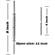 thumbnail image 4 of 20 Pares de Rosca y Ajuste del Perno Prisionero para Kit de Barandilla de Cubierta de Cable de 1/8 de Pulgada, 4 of 5