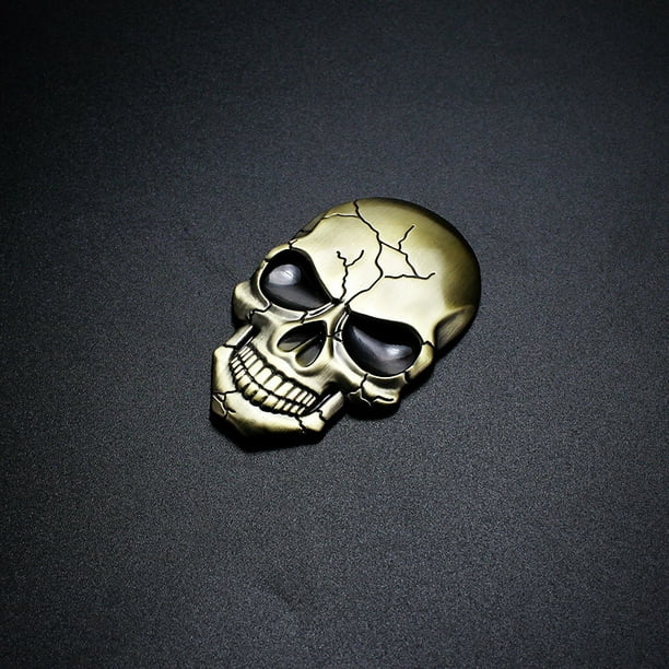 Skull sticker set gold 50x24 cm sticker car sticker graphic decor KX041