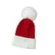 thumbnail image 4 of Gorro de Navidad, gorro de punto ligero para espectáculos en el escenario, esquí, equitación, festivales de primavera Adultos Rojo, 4 of 8