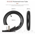 thumbnail image 5 of (2-Pack) 10x2.125 Replacement Inner Tubes with straight valve for Ninebot F30 F20 F25 F40 Scooter for 10 inch Scooter, 5 of 6
