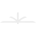 thumbnail image 2 of 96"W x 28"H x 2"D x 4"F, 7/12 Pitch, Redmond Architectural Grade PVC Gable Bracket, 2 of 8