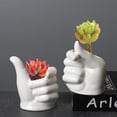thumbnail image 5 of Garden Patio Yard Plants Pot For Succulent Aloe Vera Cactus Ceramic Flower Pot( Size,color : Pink-row, 5 of 5