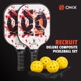 thumbnail image 2 of ONIX Recruit Deluxe Composite Pickleball Set, 2 of 5