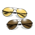 thumbnail image 2 of Polarized Color Changing Sunglasses with UV400 Protection Metal Frame TAC Lens Strong Durable Design Enhanced Vision, 2 of 2