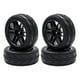 thumbnail image 1 of 4x Neumáticos de goma Accesorio 12 mm Rueda hexagonal Neumático Neumático 66 mm Reemplazo, Ruedas de automóvil Llanta para 1:10 RC Modelo de automóvil Hugo neumáticos de coche rc, 1 of 8