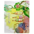 thumbnail image 1 of Betsy Drake PM078 14 x 18 Po Bouteilles de Vin Set de 4, 1 of 1