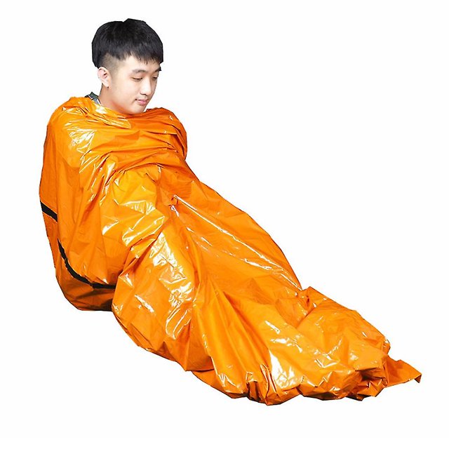 Saco de dormir de primeros auxilios Pe para exteriores Alivio de desastres Aislamiento en frío Aislamiento térmico Saco de dormir de emergencia - úselo como saco de vivac de emergencia, Sle de supervivencia ShuxiuWang 8390605248825